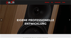 Desktop Screenshot of pro-hifi-hoehn.de